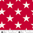 Andover Fabrics Americana Large Star Red 108" Cotton Wideback Fabric per yard