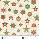 Adorn Star Cream 44"/45" Cotton Fabric Per Yard