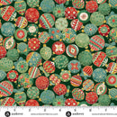 Adorn Ornament Green 44"/45" Cotton Fabric Per Yard