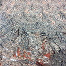 Cozy Pop Thread Floral Sequins Fabric
