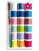 Aerofil 120 - Assortment Box, 440-yard (400m) spools, 18 Colors