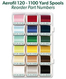 Aerofil 120 – Smart Box, 1100-yard (1000m) Spools, 18 Colors