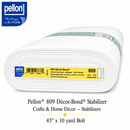 Pellon® 809 Décor-Bond® Fusible Stabilizer – 45" x 10 Yard Bolt – White