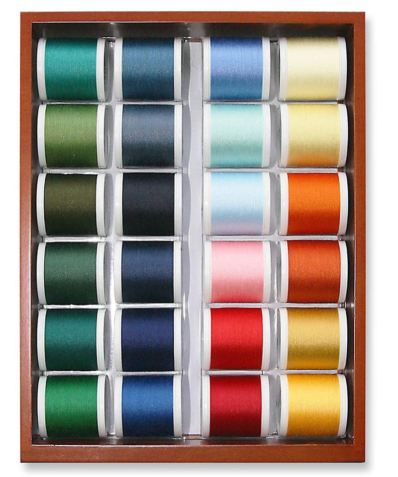 Aerofil 120 - Mini 2 Drawer Treasure Chest, 440-yard (400m) spools, 48 Colors