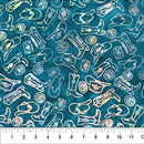 Saddle Up Accessories Blue Bayou Cotton 43"/44" Fabric Per Yard