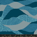 Reimagined Landscapes Teal Waves RS6053 16 Ruby Star
