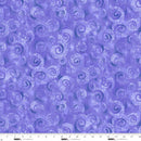Spiral Storm Purple Swirl Texture 118" Orchid Cotton Wideback Fabric per yard