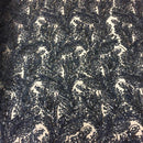 Cozy Pop Thread Floral Sequins Fabric