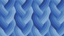 Echo Braid Royal Blue Cotton 44" / 45" Fabric per yard