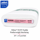 Pellon® 911FF Fusible Featherweight Interfacing – 20" x 10 yard Bolt (White)
