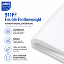 Pellon® 911FF Fusible Featherweight Interfacing – 20" x 10 yard Bolt (Black)