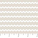 Bits And Bobs Rickrack Taupe 44"/45" Cotton Fabric Per Yard