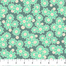 Daily Crush Dear Daisy Slate 44"/45" Fabric Per Yard