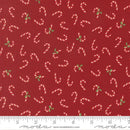 Holiday Cheer Cardinal Candy Cane Novelty 44"/45" Cotton Fabric Per Yard