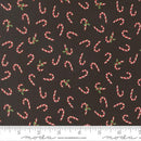 Holiday Cheer Midnight Candy Cane Novelty 44"/45" Cotton Fabric Per Yard