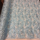 Cozy Pop Thread Floral Sequins Fabric