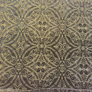 Lili Damask Burnout Stretch Velvet Fabric