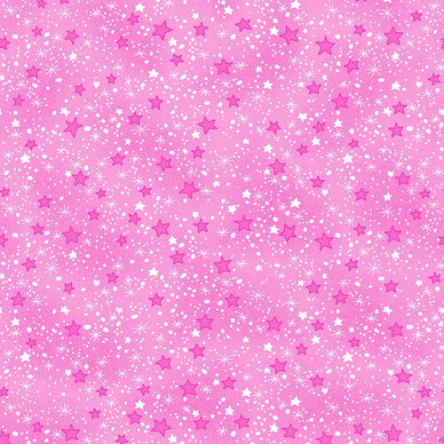 Comfy Flannel - Stars - Pink