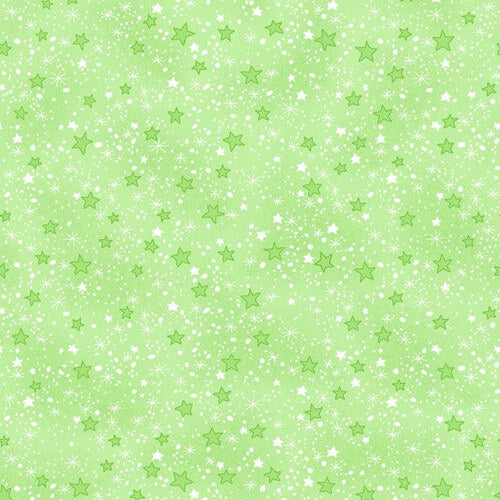 Comfy Flannel - Stars - Green