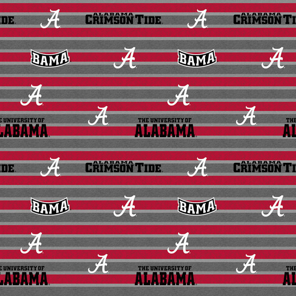 Alabama Crimson Tide - Fleece - Polo Stripe