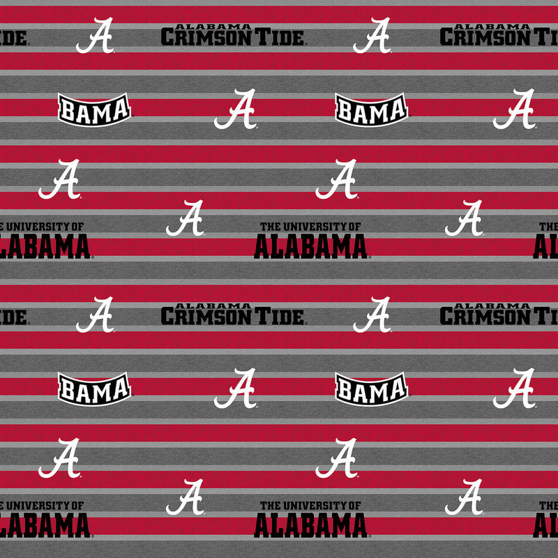 Alabama Crimson Tide - Fleece - Polo Stripe