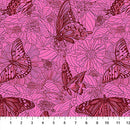 Indelible Ink Winging It Candy Cotton 44"/45" Fabric Per Yard