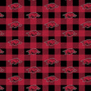 Arkansas Razorbacks - Fleece - Buffalo Plaid