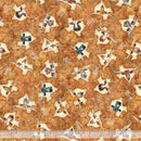 ATXSH Texas Longhorns Rust Cotton 44"/45" Fabric Per Yard