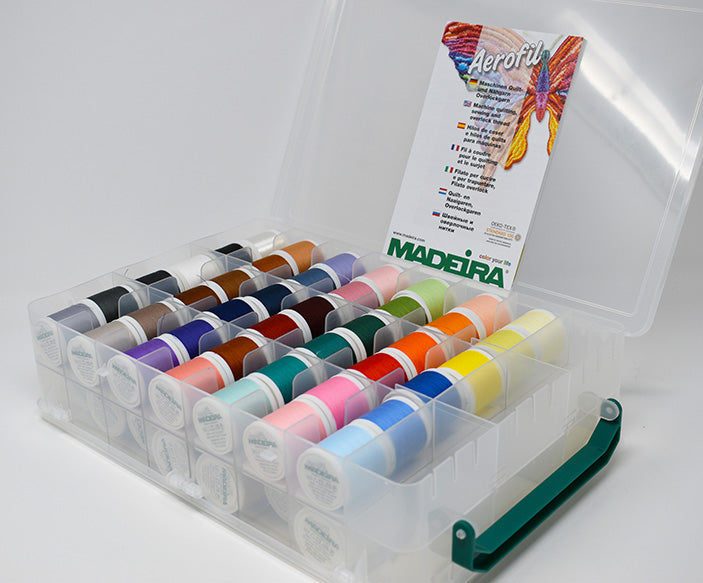 Aerofil 120 – Quilt Box, 40 440-yard (400m) and 22 1100-yard (1000m) Spools