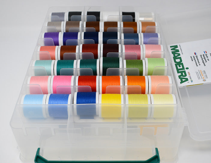 Aerofil 120 – Quilt Box, 40 440-yard (400m) and 22 1100-yard (1000m) Spools