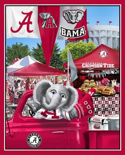 Alabama Crimson Tide - Tailgate Panel