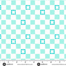 Color Pop Playground - Aqua Twinkle Tiles - Cotton 44"/45" Fabric Per Yard