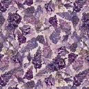 Aubergine Lupine Valley View Cotton 43"/44" Fabric Per Yard