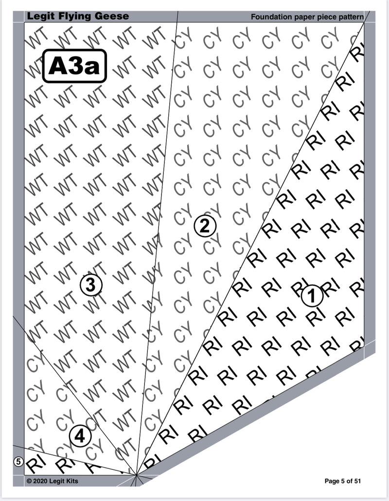 Legit Flying Geese Quilt Kit