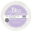 Bliss 100% Cotton Batting Strip for Jelly Roll Projects, 2.25" × 25 Yards