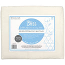 Bliss 80/20 Cotton-Poly Quilt Batting, Twin Size 72" × 96"