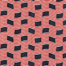 Made in the USA - Wavy Stars & Stripes
