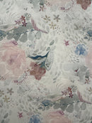Brushstrokes Among Flowers Multi