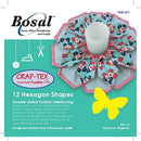 Bosal In-R-Form Fusible Hexagon Precuts (12 Pack)