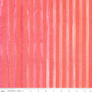 Elementals Batiks - Get in Line - Salmon Run