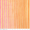 Elementals Batiks - Get in Line - Coral Fiesta