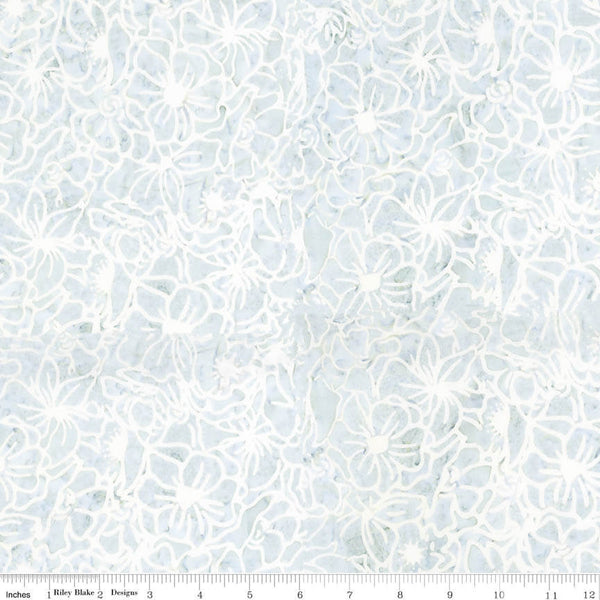 Expressions Batiks - Floral Reflections - Wisp