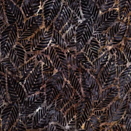 Expressions Batiks - Floral Reflections - Black Bean