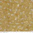 Expressions Batiks - Watercolor Daisies - Antique Gold