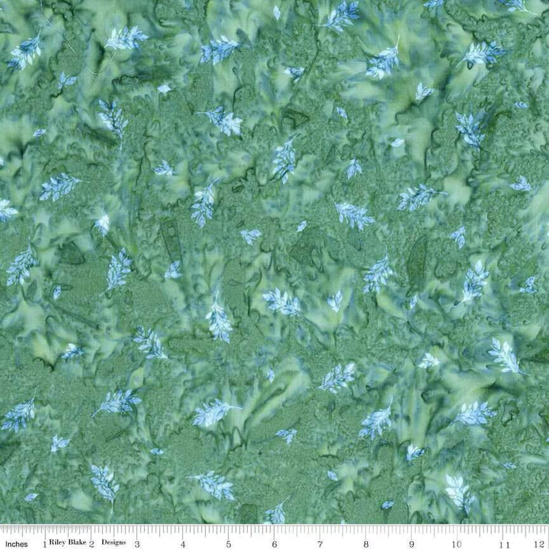 Expressions Batiks - Watercolor Daisies - Artichoke