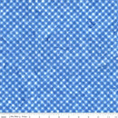 Expressions Batiks - Watercolor Daisies - Blueprint Matte