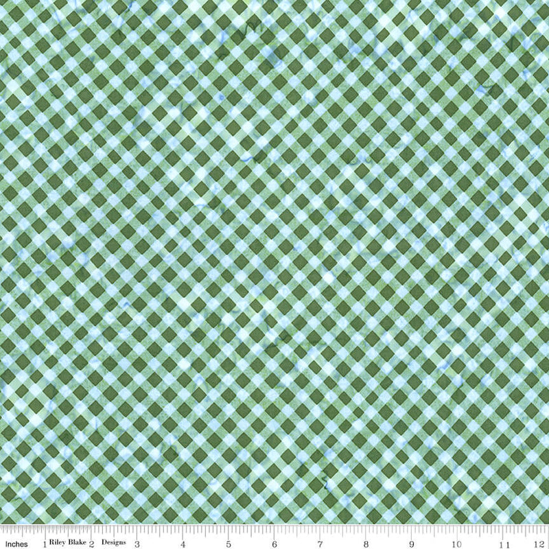 Expressions Batiks - Watercolor Daisies - Thyme