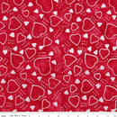 Love Punch Batiks - Hearts - Sassy