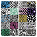 Black, White and Bloom 5x5 Pack Pre-cuts