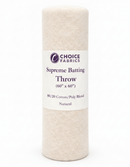 Choice Supreme Batting - 80/20 Cotton/Poly Blend - Throw (60" x 60")